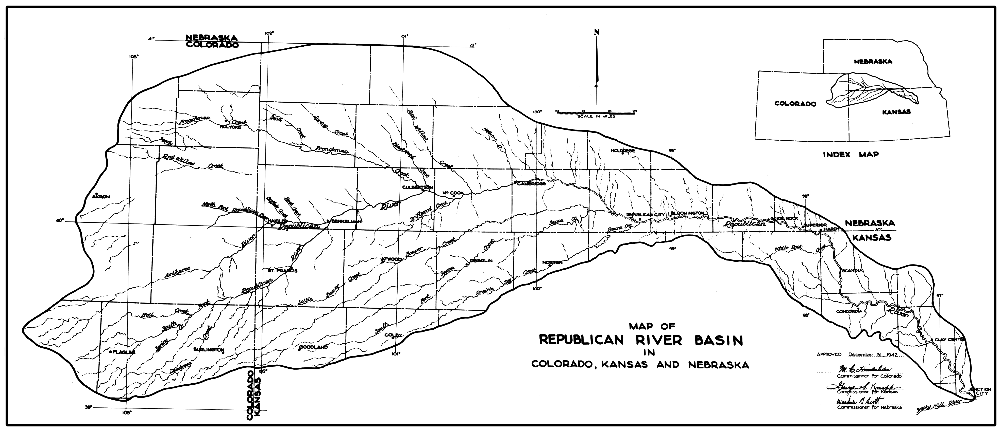 Republican River Map